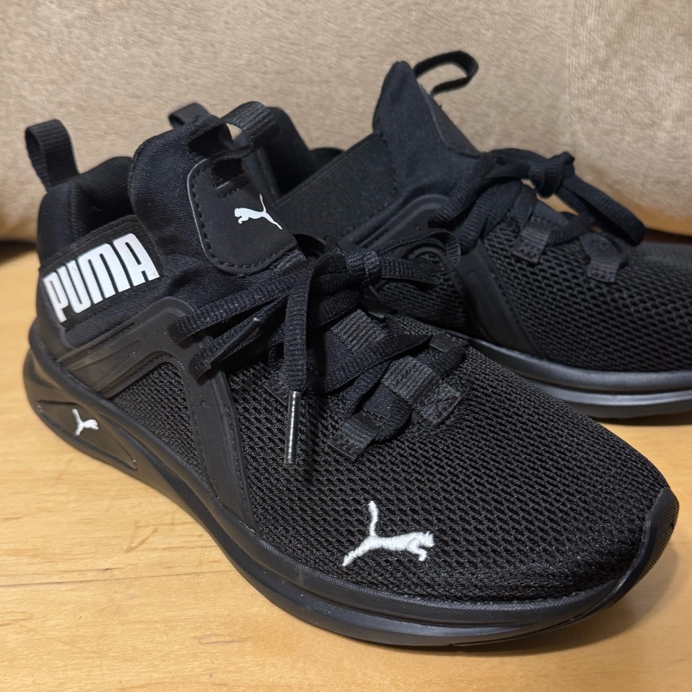 PUMA Black Athletic Shoes (No Box)